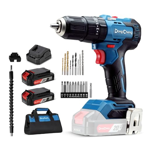 Dong Cheng 20V Brushless Heavy-duty Impact Drill, 443 in-lbs, 27000