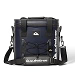Quiksilver Welded Bungee Backpack Cooler, 30L/36 Cans, 48-72 Hours Insulation, Leakproof & Waterproof IPX7 Rated, Heavy-Duty 600D TPU, Adjustable Straps
