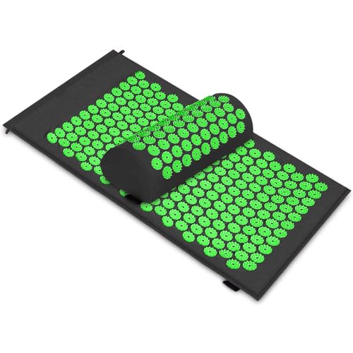 Earnmore hz Akupressurmatte Set Schwarz