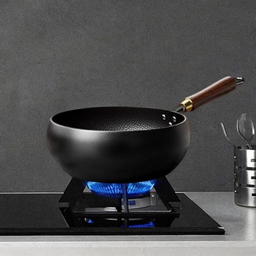 Wok Predolo 9.45 in con mango de madera miniatura 5