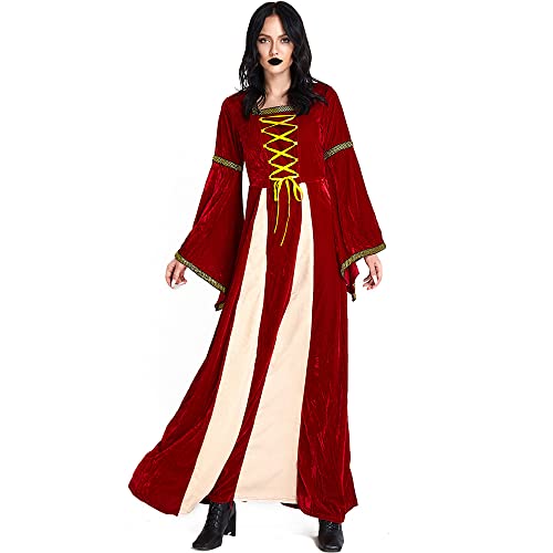 Image of Ulalaza Women's Cosplay Costume Cleopatra Greek Goddess Ancient Roman Warrior Uniform Outfit for Halloween Party