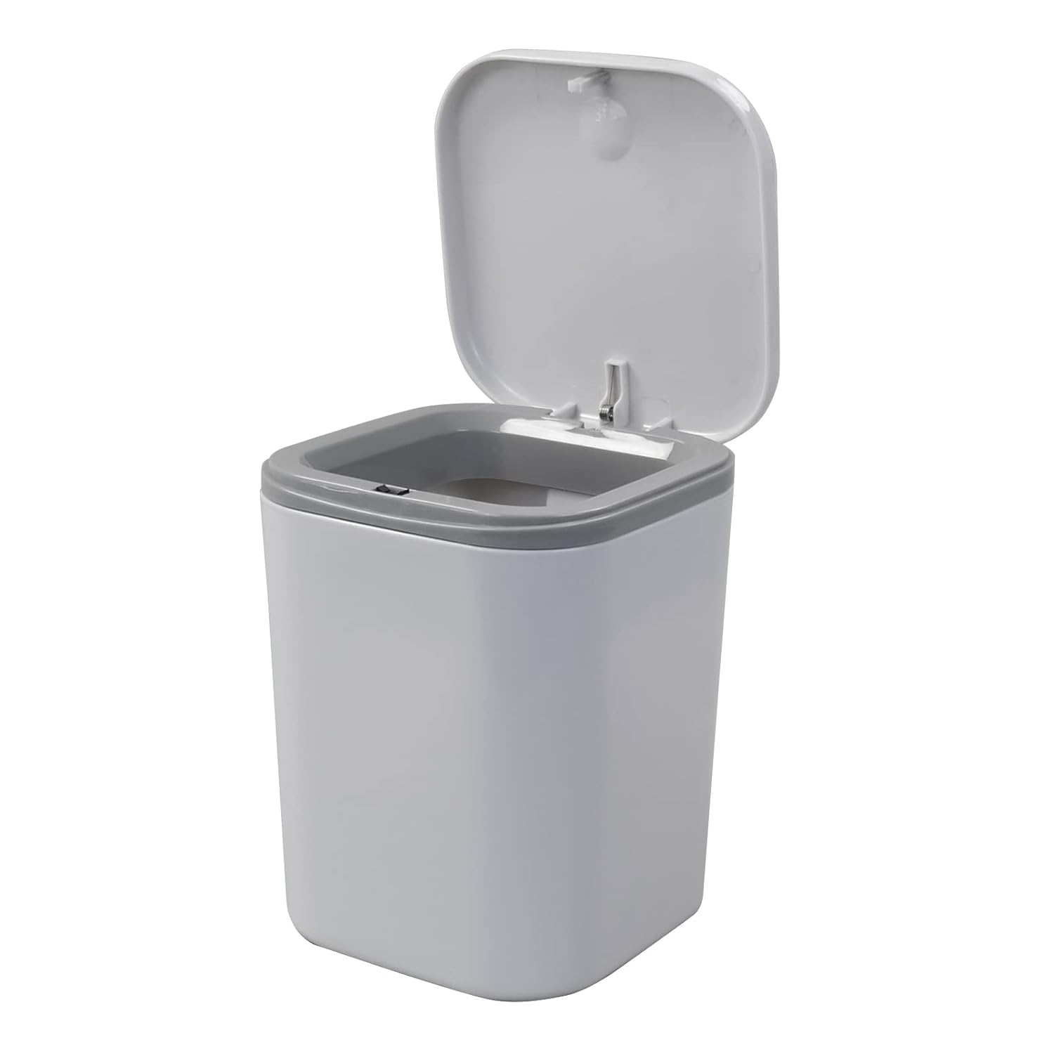 Idomy 0.5 Gallon Tiny Desktop PushButton Trash Can, Mini Garbage Can