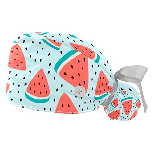 Chapeaux bouffants ajustables JDEZ contre la transpiration