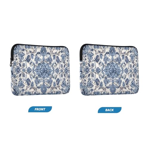 Funda para portátil 13-14 pulg. azul, impermeable y resistente miniatura 2