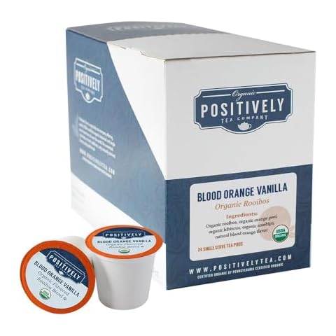 Organic Positively Tea Company, Blood Orange Vanilla Rooibos Tea Cover