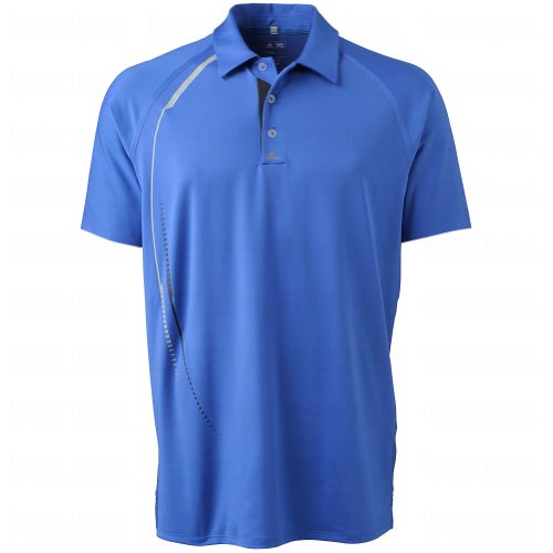 adidas Golf Men's Puremotion Tour Climacool Graphic Print Polo, Vivid Blue/Black/Tech Grey Metallic, X-Large adidas Golf Men's Puremotion Tour Climacool Graphic Print Polo, Vivid Blue/Black/Tech Grey Metallic, X-Large