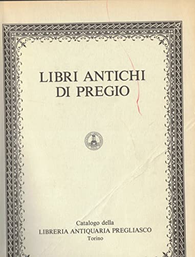  libri antichi di pregio
