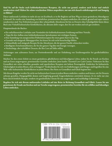 Essenzielle Low-Carb-Küche: Verbessern Sie Ihre Gesundheit mit vielen schnellen, gesunden und superl
