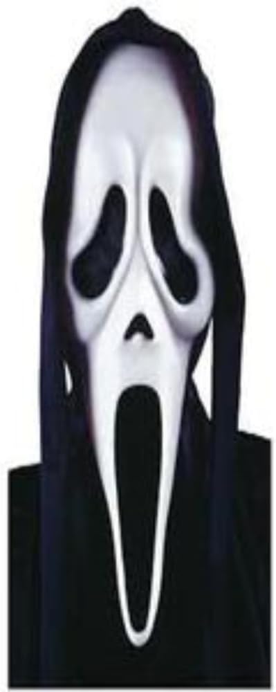 Fun World Ghost Face Mask as seen in Scream Motion Pictures Standard : Toys & Games