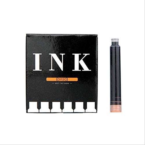 PXNH 12pcs Cartucho de tinta Sin carbono Azul-negro Azul Negro 6pcs / caja Cartuchos de tinta portátiles Fuente Suministros escolares Como se muestra en negro