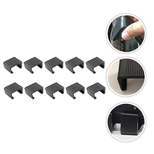 TOPBATHY 10Pcs Grampos Clipes Clipes de Sofá Móveis de Vime Do Pátio Mobília Ao Ar Livre Mobiliário