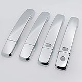 E-Autogrilles Triple Chrome Plated ABS 4 Door Handle Cover with Smart Keyhole for 07-13 Nissan Altima / 04-09 Nissan Quest / 07-12 Nissan Sentra / 04-08 Nissan Maxima (64-0406)