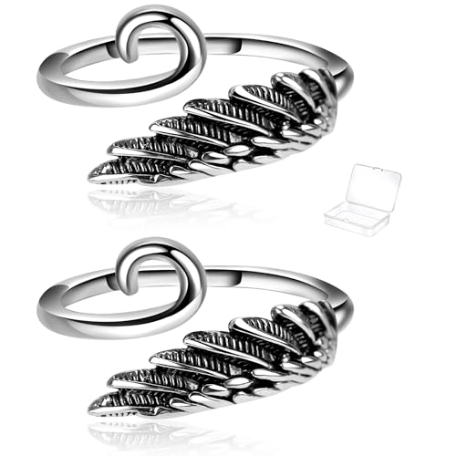 Image of Namifin Crochet Ring for Fingure Adjustable Crochet Tension Ring Yarn Tension Rings Easy Crocheting Crochet Accessories Mother Grandma Thanksgiving Presents