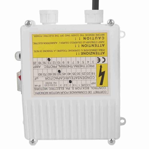 Boîtier de commande pour pompe submersible 1500W en cuivre et ABS durable