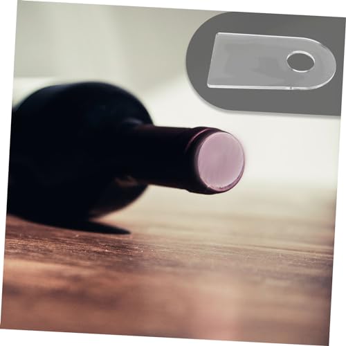 Soporte acrílico para botellas de vino 2 piezas miniatura 7