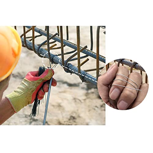 Galvanized Tag Wire Suitable for Construction and Handicraft DIY, Diameter 0.73Mm Weight 4Kg Galvanized Wire Tie Wire, Length 400mm miniatura 5