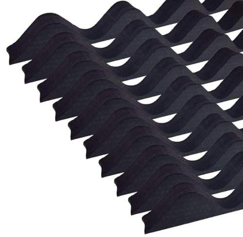 10 x Black Corrugated Sheet Foam Filler Eaves Purlin Roof Closure Riayk