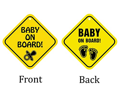 Image of Billy Bum Baby On Board Background Baby Journey Windows Sticker (Nipple)