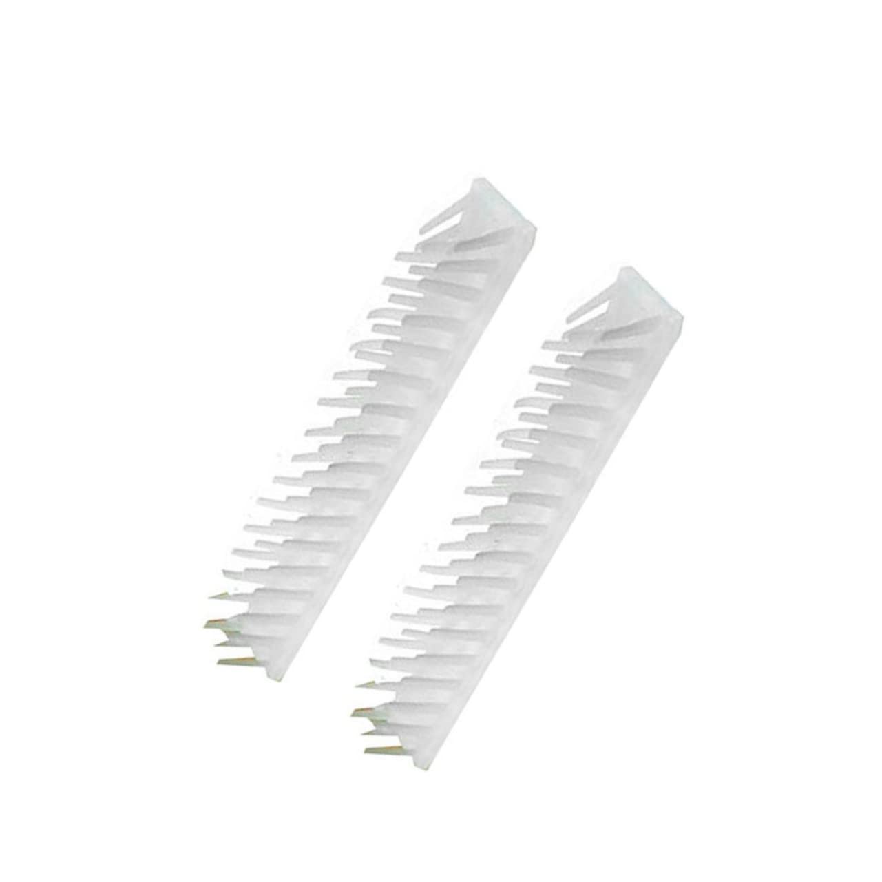 COLLBATH 12 Stk Katzenbürste Kamm Katzenwandecke Kätzchen Wandbürste Wandkratzbürste Haustierpflegebürste cat massager katzenmassager Eckmassagegerät für Katzen Katze selbst Weiß