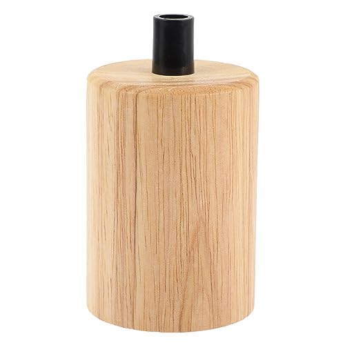 Uonlytech 2 Piezas Portalámparas De Madera Soporte De Tornillo E27 Lámpara Accesorios De Bricolaje Vela Cubre Mangas Bulbo Llevado Bombilla Led Bombillas E27 Sucursales Extensor El Plastico