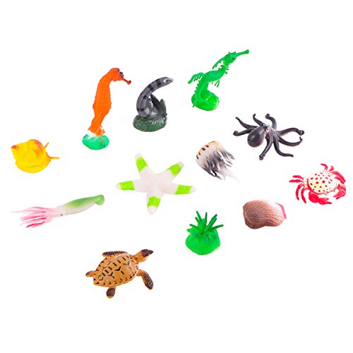 STOBOK 1 Conjunto de Animais Do Mar Profundo Oceano Criaturas SubaquÃ¡ticas Brinquedos Educativos Ma