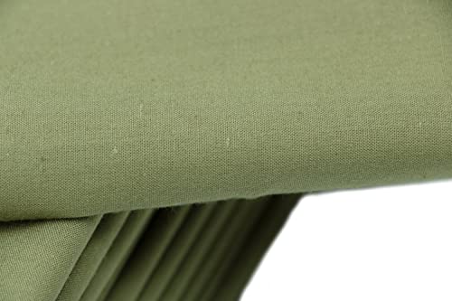 Cloth Napkins Set of 12 (18x18 Inches or 46x46 CM) 100% Cotton Everyday Use Premium Quality Cloth Napkins Festive Holiday Table Décor for Christmas Parties & Dining/Table -Sage Green-The Home Talk - Image 5