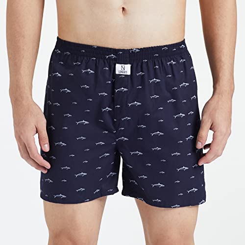 Image of Longies Men's Cotton Printed Regular Boxer Shorts