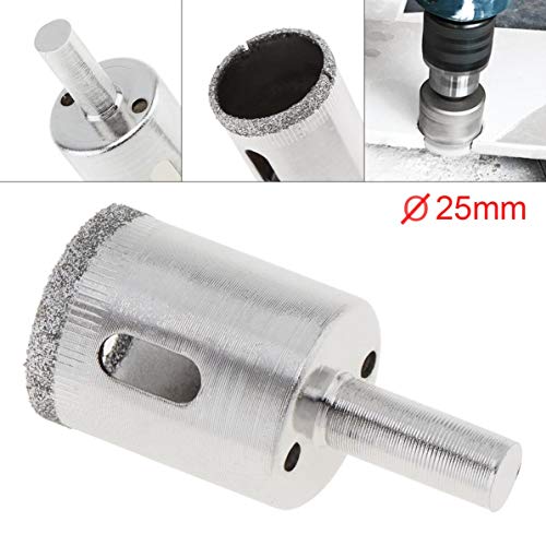 Broca para vidrio con recubrimiento de diamante 25 mm miniatura 6
