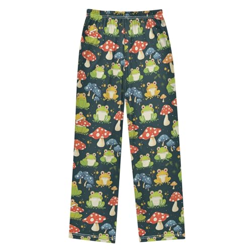 Vdsrup Frogs Mushroom Pajama Pants Cartoon Pajama Bottoms Soft Sleep Pjs Lounge Pants S