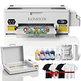 DTF Printer - L1800 A3 DTF Transfer Printing Machine, Direct to Film Printer with Security Software, DIY Print for Clothing and Multiple Fabrics (Includes Oven)