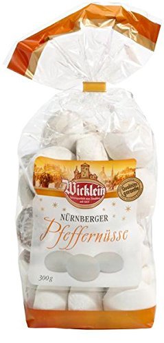 Wicklein Pfeffernusse Gingerbread Cookies Biscuits Nuremberg (4 Bags - 10.5-ounces Each)