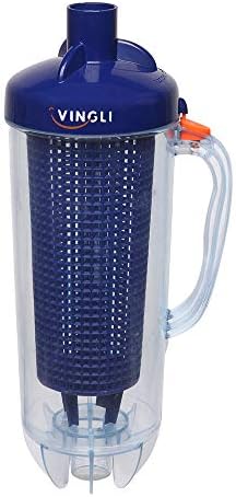 VINGLI Professional Leaf Trap Skim Leaves and Twigs Blue Leaf Canister with Plastic Mesh Basket Fits Automatic Pool Vacuum Cleaner