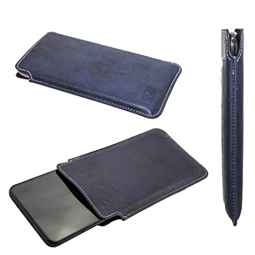 caseroxx Bolsa Estilo Business para Nubia Z20, Funda (Bolsa Estilo Business en Azul)