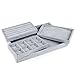 Oirlv Velvet Drawer Jewelry Organizer Tray 4 in 1 Stackable Necklace Ring Jewelry Organizer Trays (Multifunction,14x9.5inch)