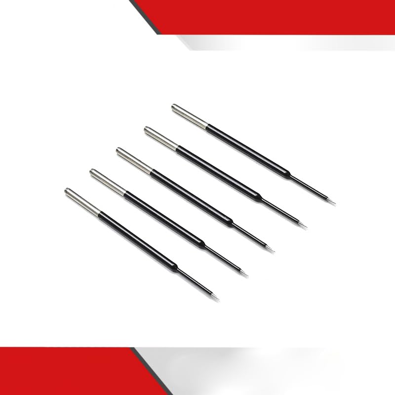Colorado Micro Dissection Needle Straight 7cm, Set of 5 Pcs, Point Made in Tungsten Carbide