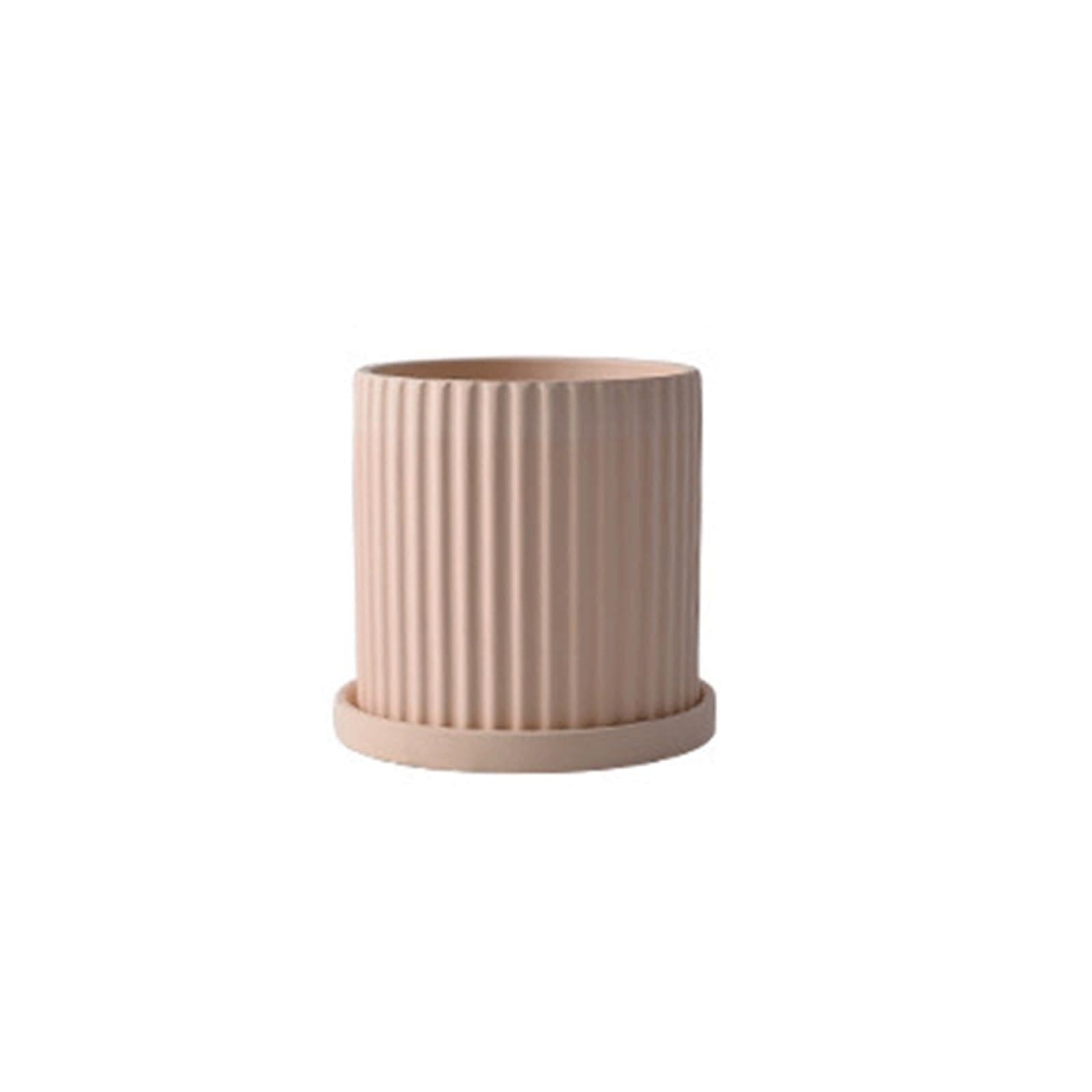 guiling-1986 Pots for Plants Simple, Breathable, Plain Terracotta Flower Pot—perfect For Placing On A Windowsill In A Study Flower Pot(Medium)