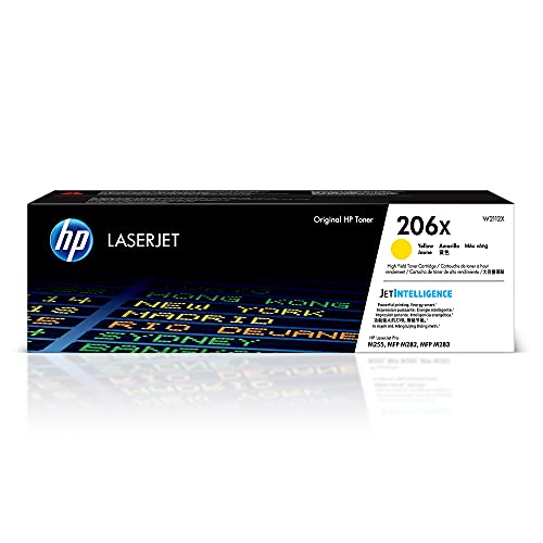 HP 206X Yellow Highyield Toner Cartridge Works with HP Color