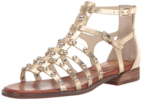 Vince Camuto Women's Krebelis Gladiator Sandal Heeled, Egyptian Gold, 10 #TOP6