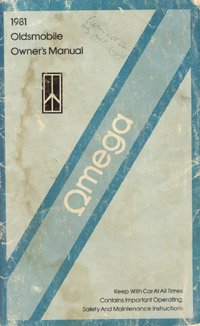  1981 Oldsmobile Omega Owners Manual