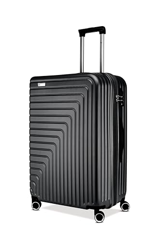 R Roncato FIBRA Expandable Trolley L, Black