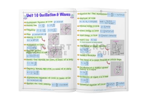 Image of NEET Physics Formula Sheet Handbook New Edition | Handwritten Colorful Notes Book | Quick Revision Guide for Formulas, Derivations & Concepts (Class 11-12 CBSE + NEET Preparation)