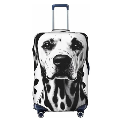 Dog German Shepherd Luggage Cover Elastic Washable Protector Anti-Scratch Travel Suitcase Covers With Concealed Zipper For 18-32 Inch Luggage Medium