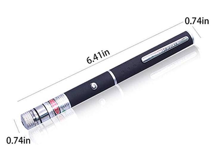 Image of High Power Green Laser Light Pointer Pen with Batteries - Long Range Beam and Adjustable Patterns for Presentations, Astronomy & Outdoor Use