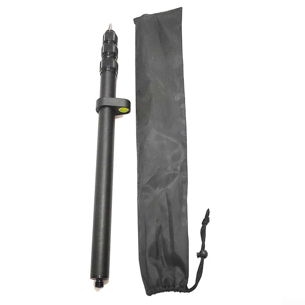 Canne télescopique en aluminium + tige GPS RTK de 50 à 150 cm de haute qualité pour des mesures précises, GPS