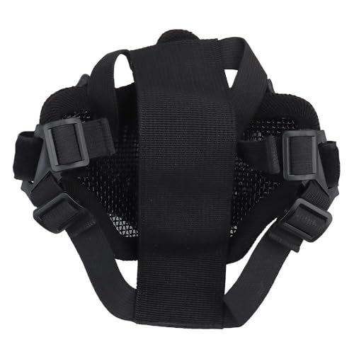 Masque airsoft en TPE conception crâne et sangles jumelles - 5