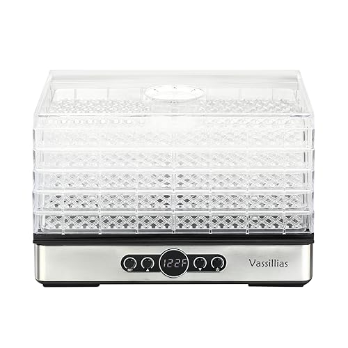 Food Dehydrator Dryer - Dehydrator for Healthy Food, Meat, Jerky, Fruit, Vegetable, Mushroom and...