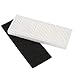 Replacement Parts Compatible with eufy RoboVac 11S RoboVac 30 RoboVac 30C RoboVac 15C RoboVac 12 RoboVac 35C RoboVac 15T Accessory, 19 Pack (10 Filters + 8 Side Brushes + 1 Rolling Brush)