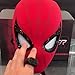 Lalunaverso Spider Super Hero Cosplay Mask, Full Face with Moving Eye Patches, Adjustable, for Kids/Adults
