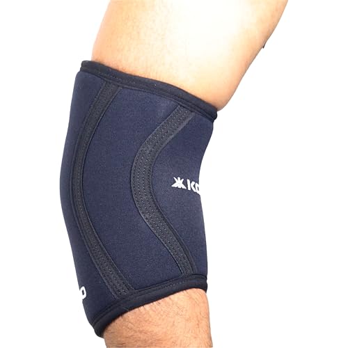 Image of Kobo Elbow Sleeves 5mm Elbow Support Neoprene for Weight Lifting, Gym, Cross Training, Fitness, Squats, Powerlifting, Workout - (Piece)