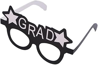 ABOOFAN 8 Pçs Acessórios Para Fotos De Festa De Formatura Óculos De Papel De Formatura Acessórios Para Fotografia De Formatura Óculos De Festa De Formatura Óculos De Festa De Formatura